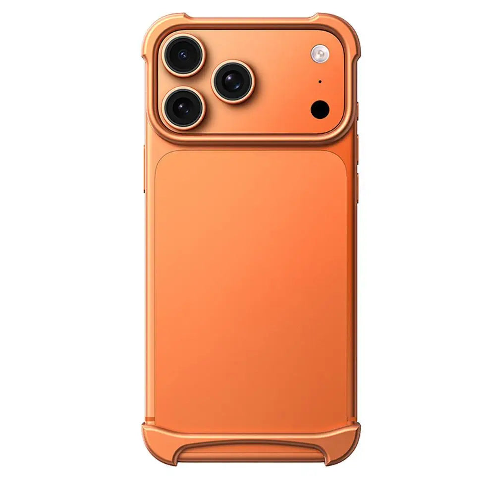 Active Touch Camera Button Matte Armor Case For IPhone 17 Air 17Pro Max Translucent Hybrid Shockproof Hard Phone Cover Peaceful Pleasures Health and Wellness Orange