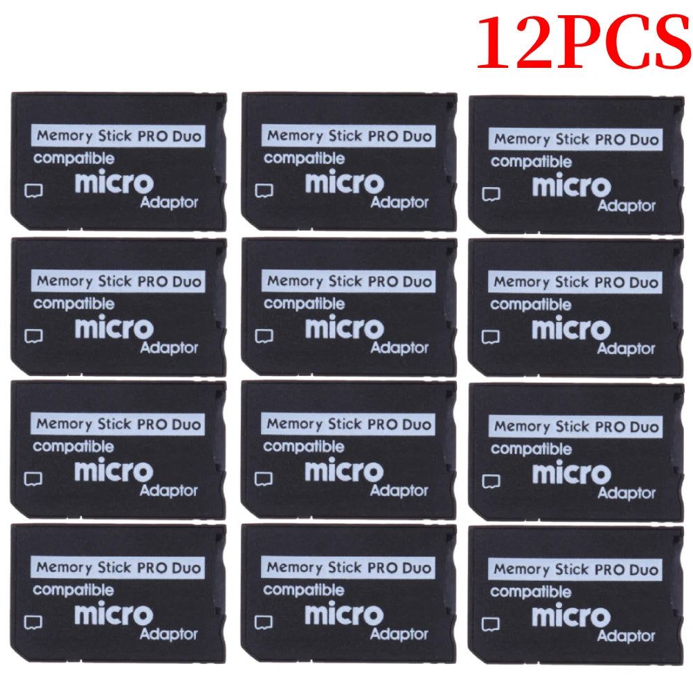 1-20PCS Support Memory Card Adapter SD Card To Memory Stick Adapter For PSP SD Card 1MB-128GB Memory Stick Pro Duo Peaceful Pleasures Health and Wellness 12PCS