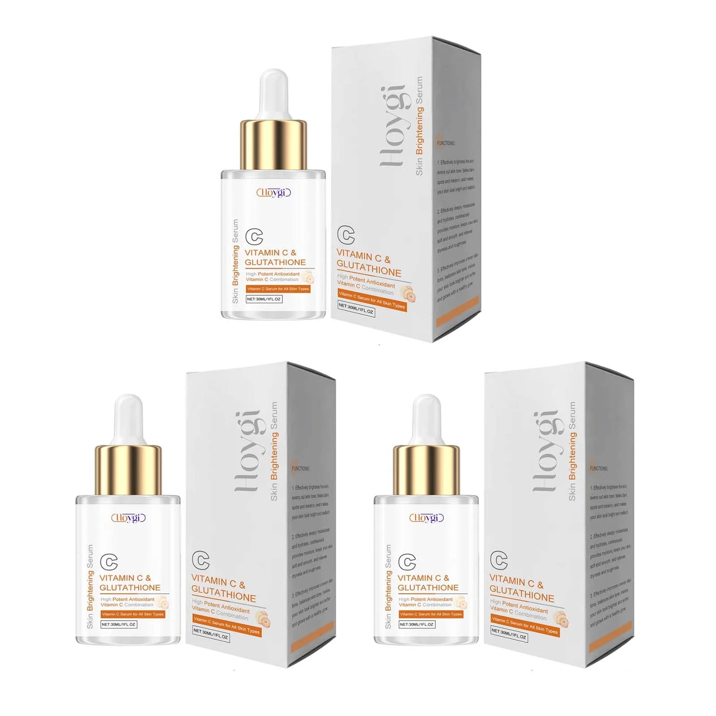 Vitamin C & Glutathione Brightening Serum – Fade Dark Spots