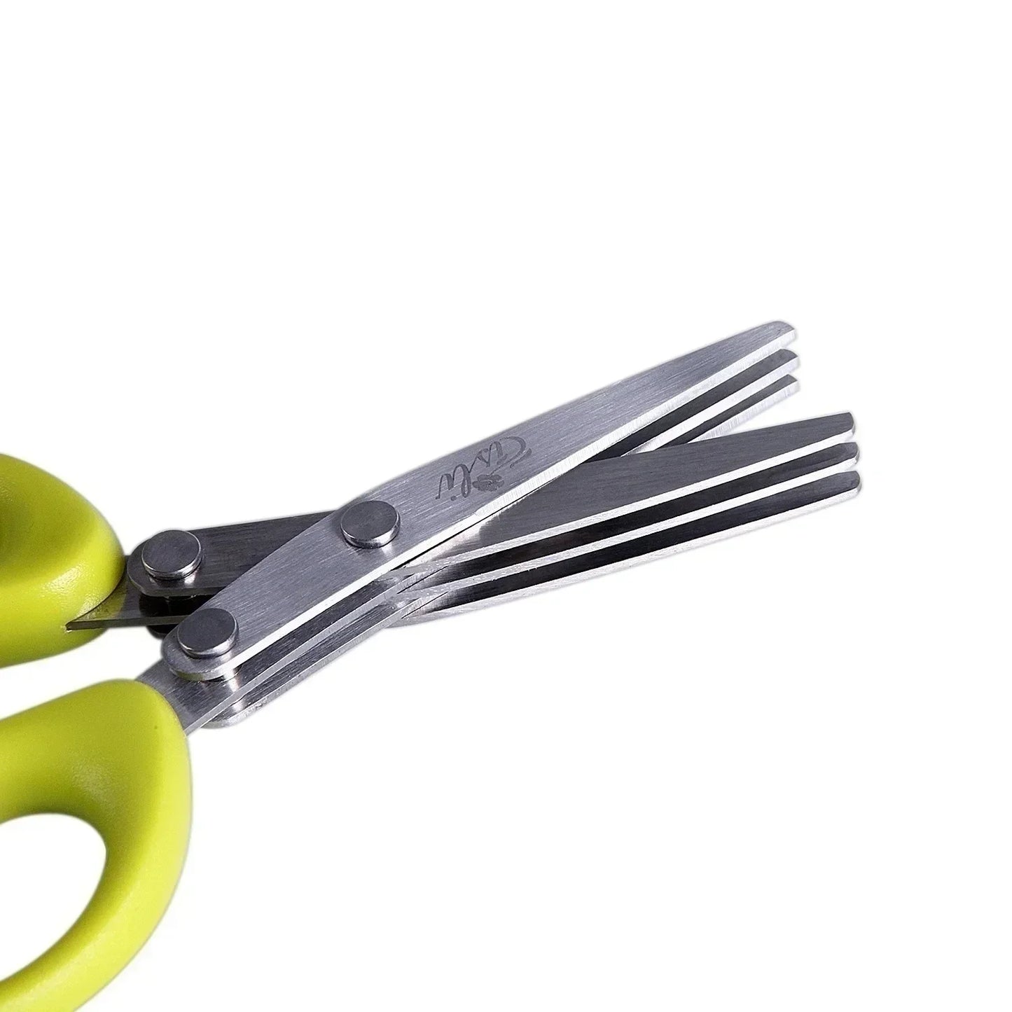 Multi-Layer Stainless Steel Kitchen Scissors | Herb & Veggie Cutter