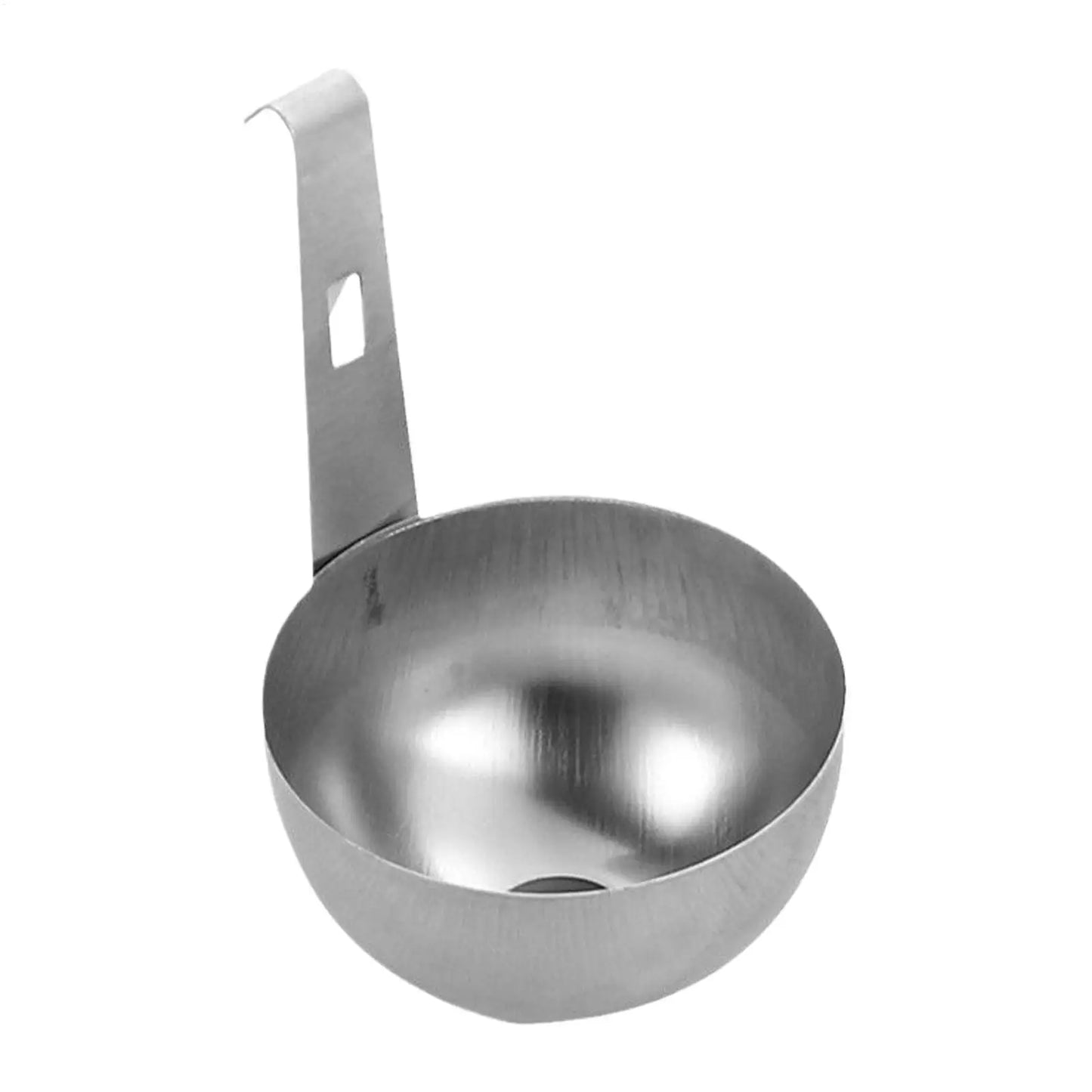 Stainless Steel Poached Egg Spoon with Hook | Kitchen Poacher