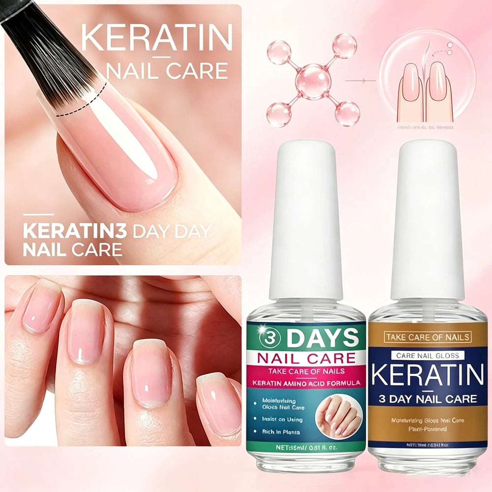3 Days Nail Care Oil – Keratin Amino Acid Strengthener 15ml