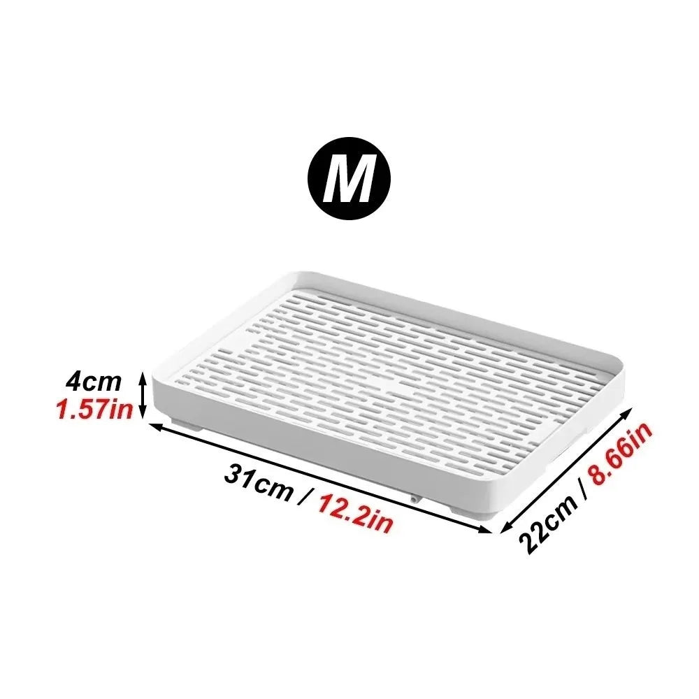 Small Rabbit Litter Box | Double-Layer Corner Toilet Tray