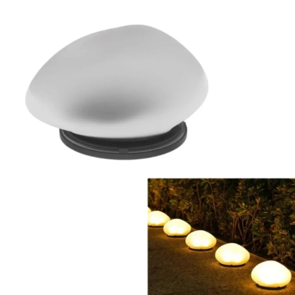Solar Stone Ground Lamp – IP65 Waterproof LED Garden Lantern