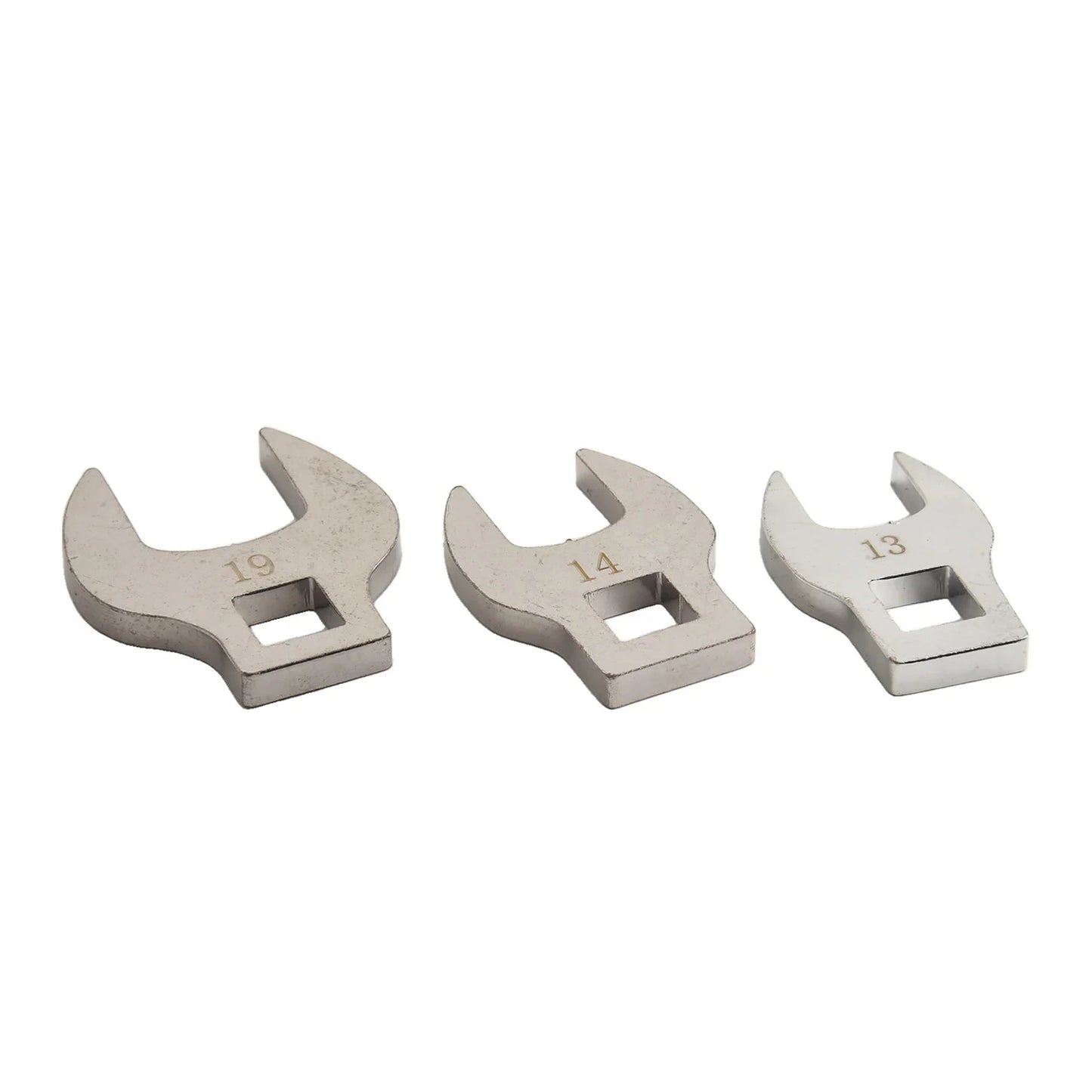 8-Piece 3/8" Drive Metric Crowfoot Wrench Set 10–19mm