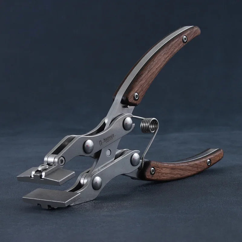 Stainless Steel Leather Flat Pliers Professional Parallel Pliers Handmade DIY Craftsman Leather Craft Tools Peaceful Pleasures Health and Wellness