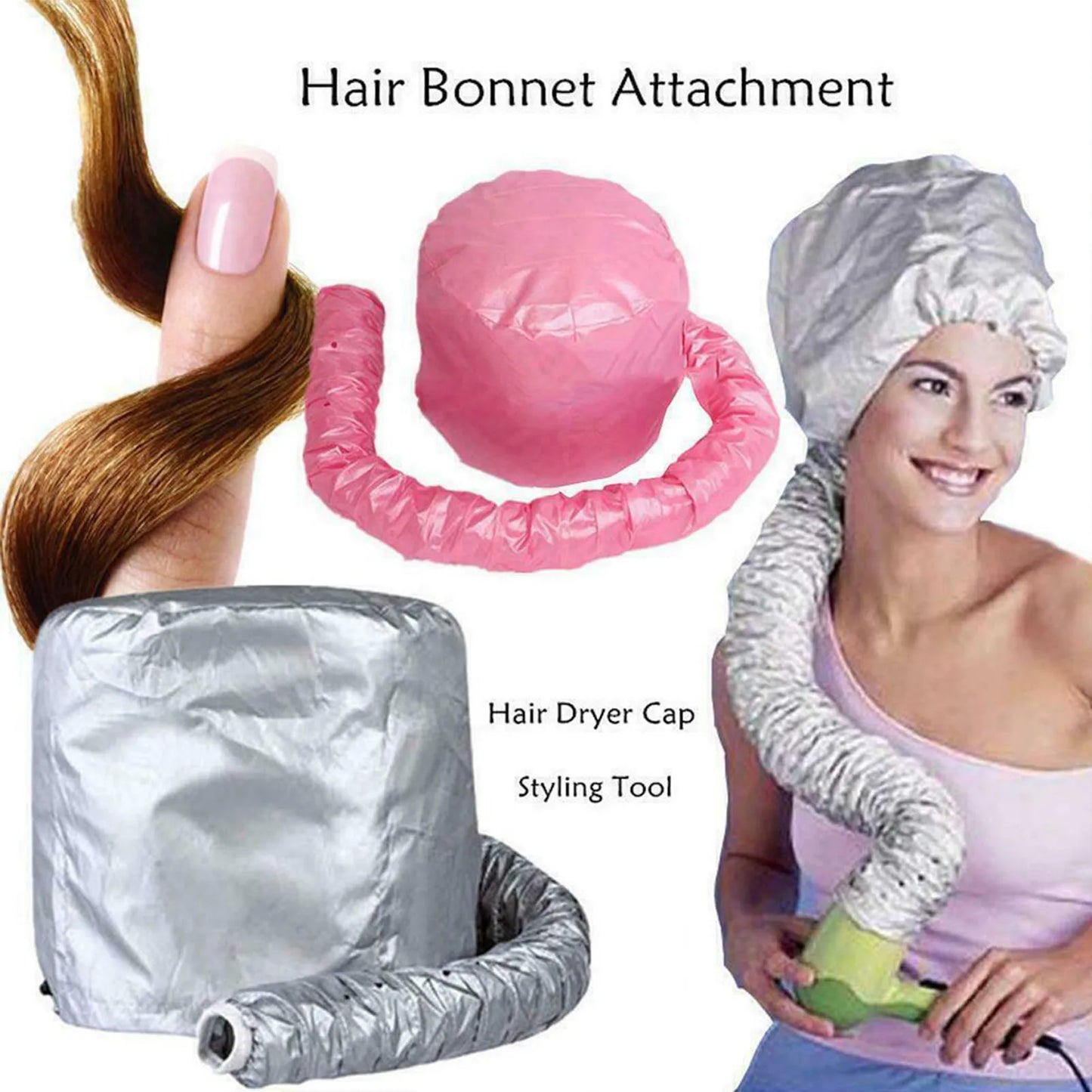 Hair Dryer Steamer Cap Reusable Styling Drying Hat Hair Care Dry Hair Cap for Hair Dryer Home Spa Salon Styling Peaceful Pleasures Health and Wellness