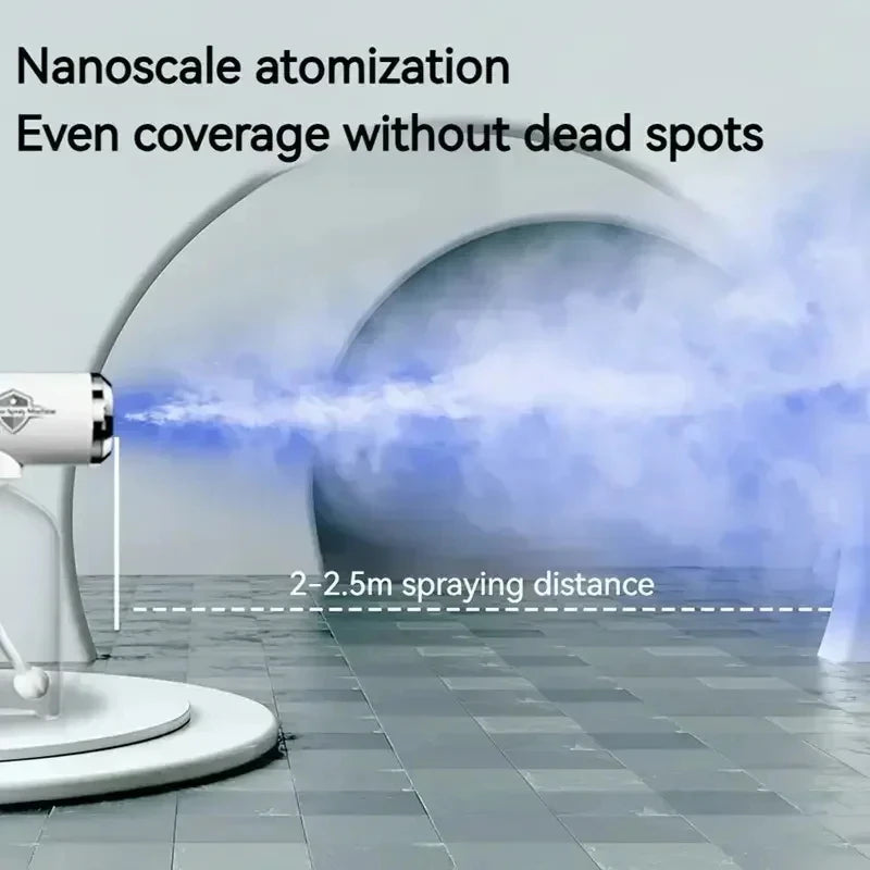 USB rechargeable wireless spray tool for hair styling, professional hair care spray, blue light nano hair care spray, 300 ml Peaceful Pleasures Health and Wellness