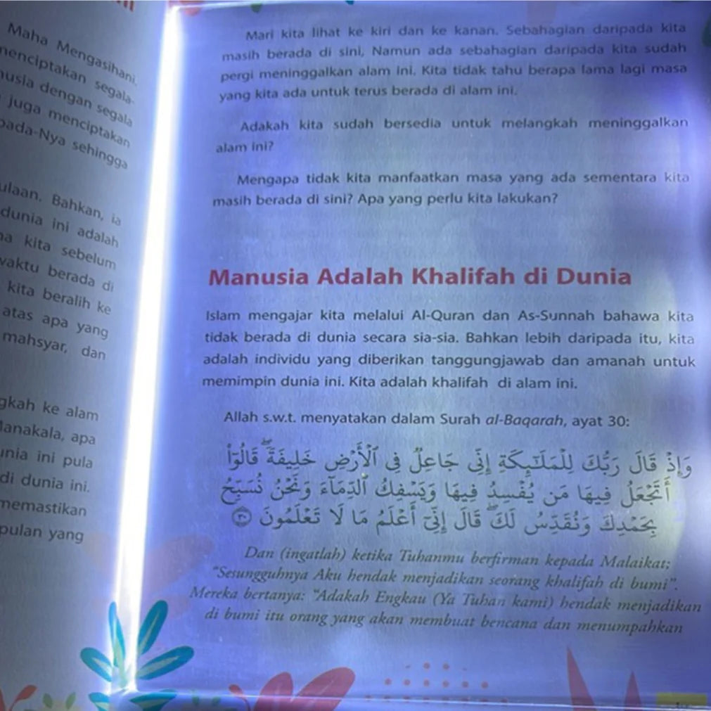 LED Transparent Book Light – Portable Tablet Reading Desk Lamp