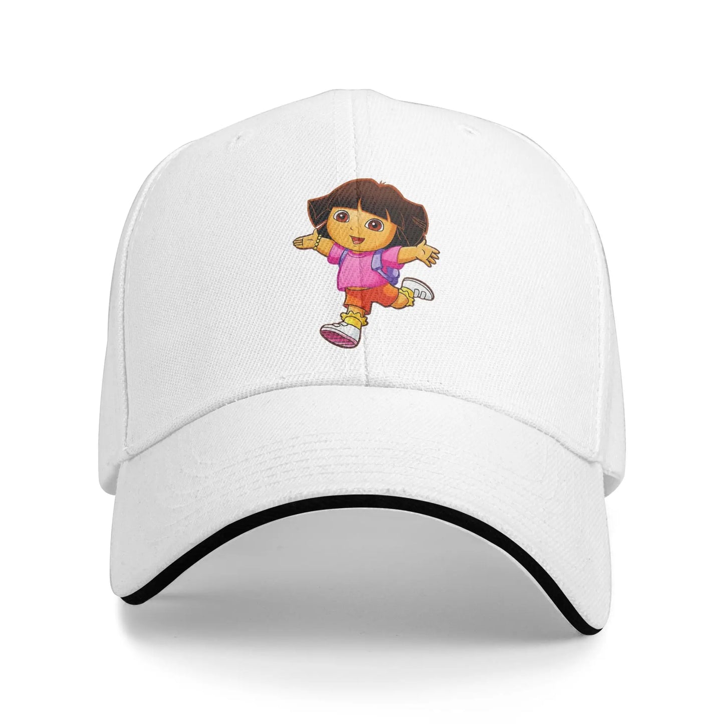 D-Doras The Explorers Casual Baseball Cap Outdoor Gym Trucker Hat Summer Sun-Proof Men Women y2k Retro Baseball Caps Peaceful Pleasures Health and Wellness 1 One Size