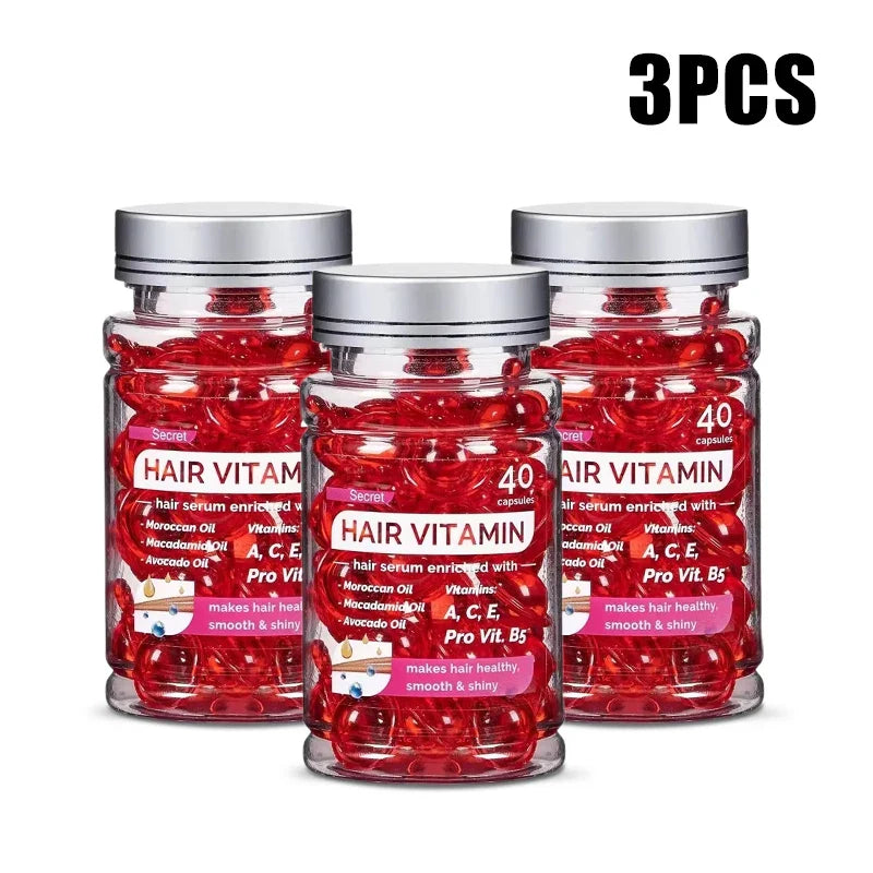 Eelhoe Moroccan Argan Vitamin Oil Hair Capsules – 40ct