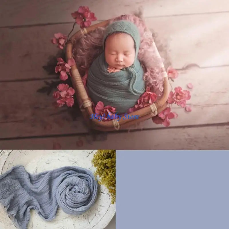 Newborn Photography Swaddle Wrap Blanket | 38 Colors Photo Prop