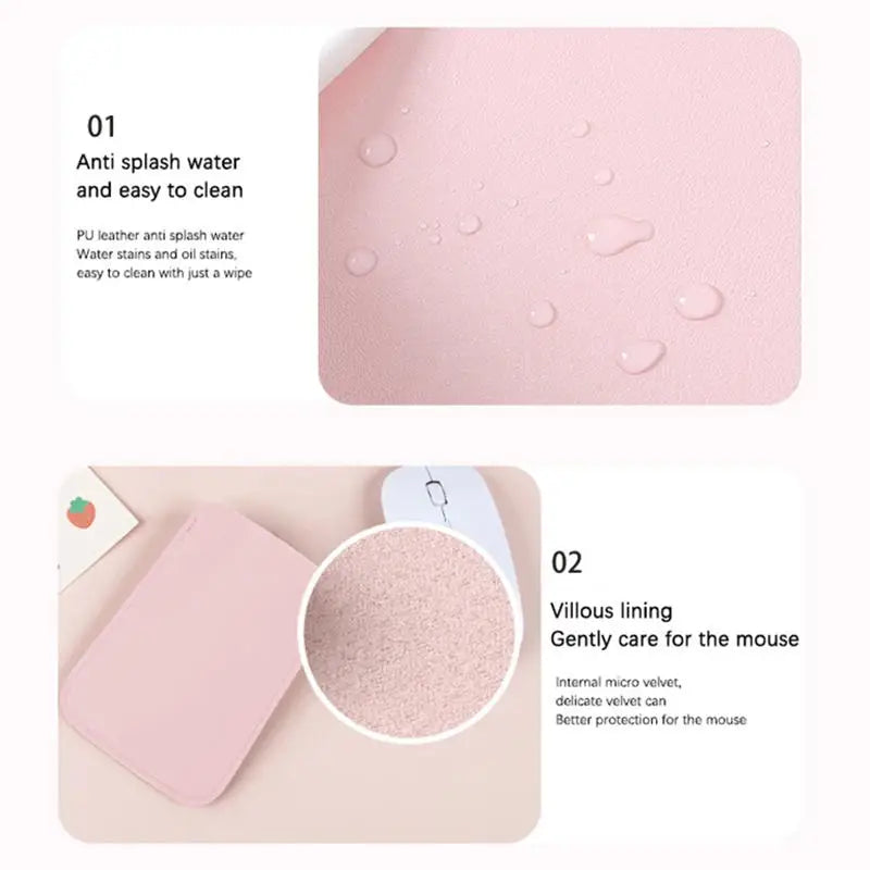 Magic Mouse Pouch Wireless Mouse Protective Sleeve PU Leather Anti Scratch Storage Bag for MacBook Laptop Case Peaceful Pleasures Health and Wellness