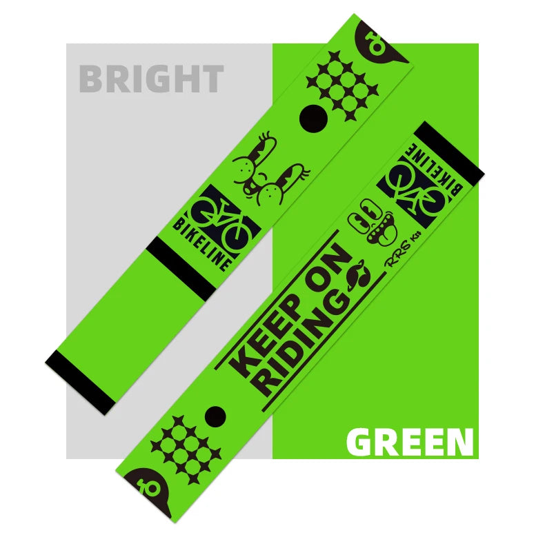 Reflective Bike Pendant | MTB & Road Bicycle Decor Accessory Bike Reflective Pendant Peaceful Pleasures Health and Wellness Green