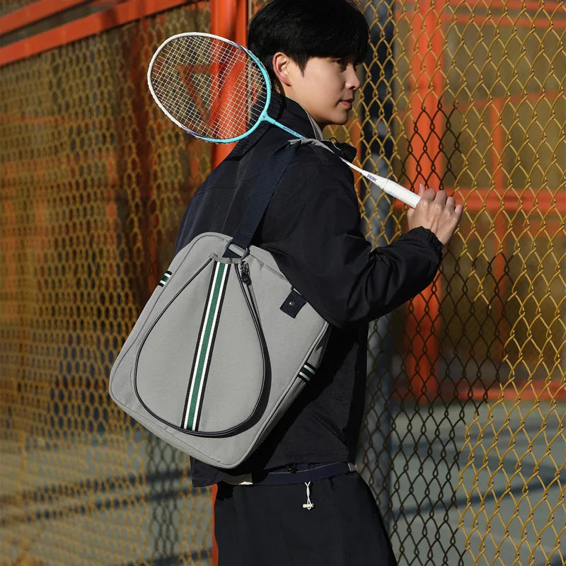 Large Tennis & Badminton Bag with Shoe Compartment | Nylon Racket Sports Bag Peaceful Pleasures Health and Wellness