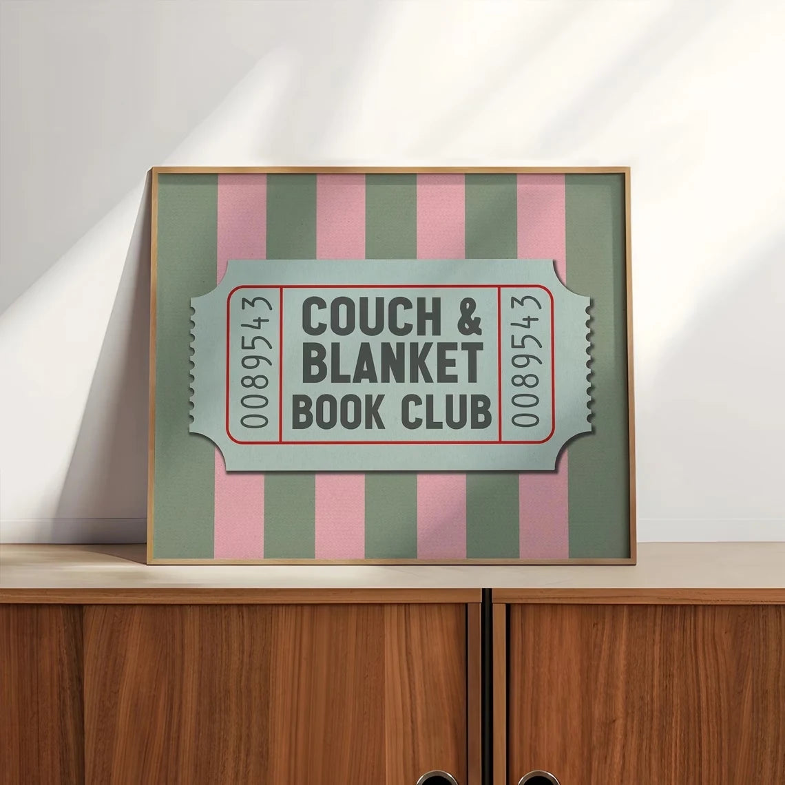 Book Club Quotes Canvas Wall Art | Couch & Blanket Print