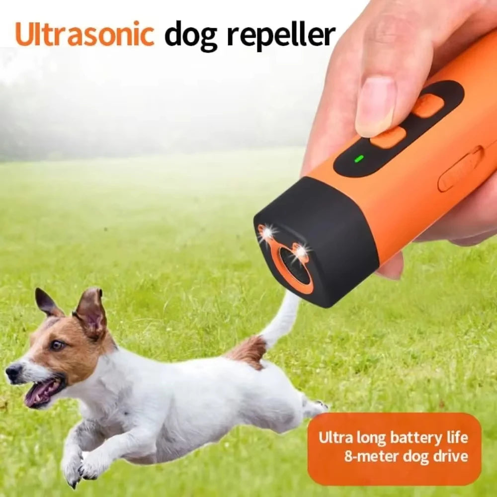 Rechargeable Ultrasonic Dog Barking Deterrent Trainer Anti Barking Control Device For Pet Behavior Correction Training Tool Peaceful Pleasures Health and Wellness