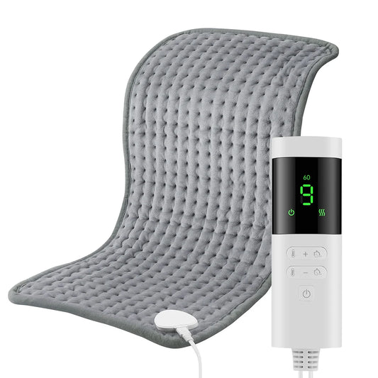 Electric Heating Pad Menstrual Period Adbomen Winter Blanket Waist Shoulder Leg Warming Mat 9 Heating & 4 Timer Home Office Use Peaceful Pleasures Health and Wellness US Plug