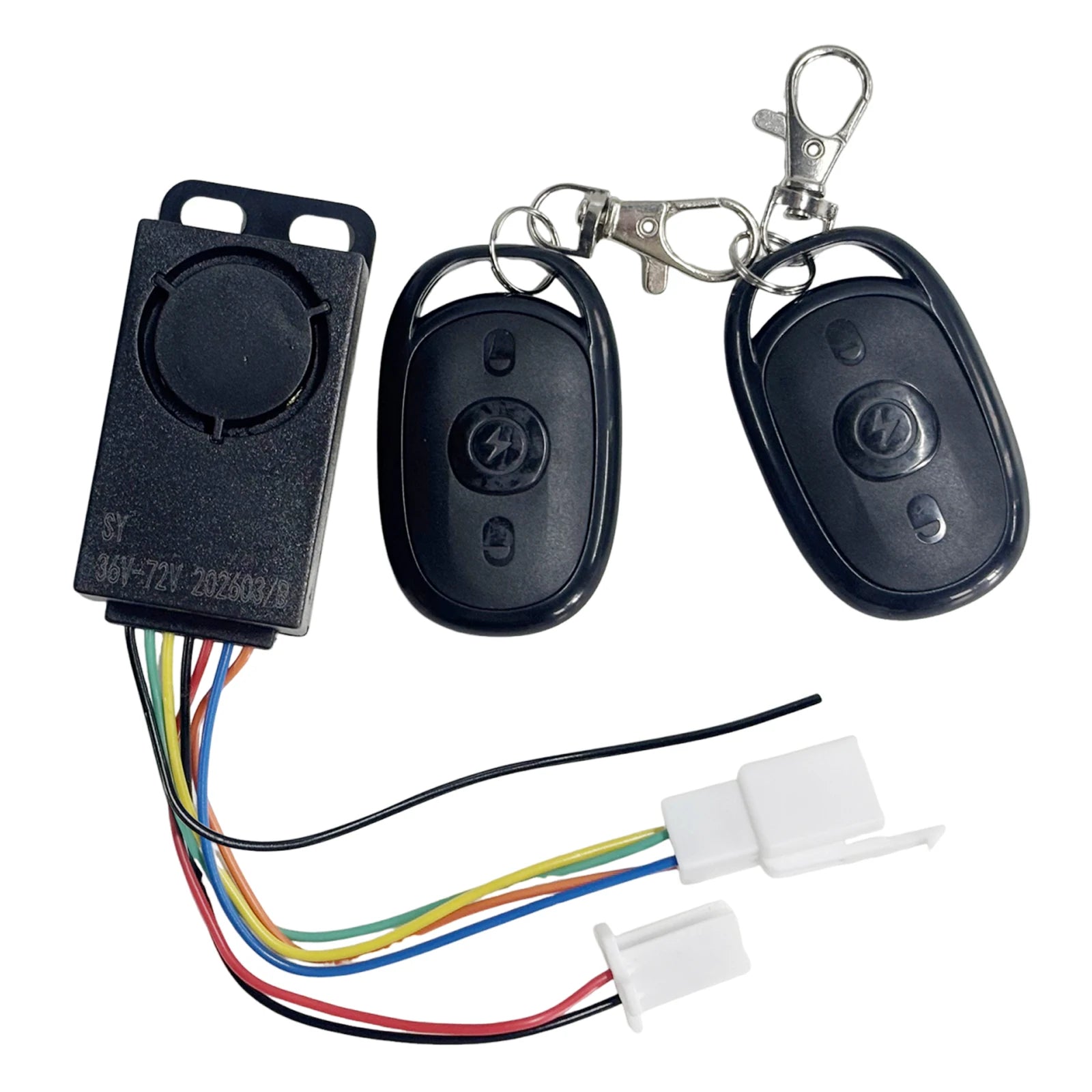 Anti-Theft E-bike Alarm System Electric Scooter Remote Control Alert for Cycling Vehicle Accessories Peaceful Pleasures Health and Wellness A