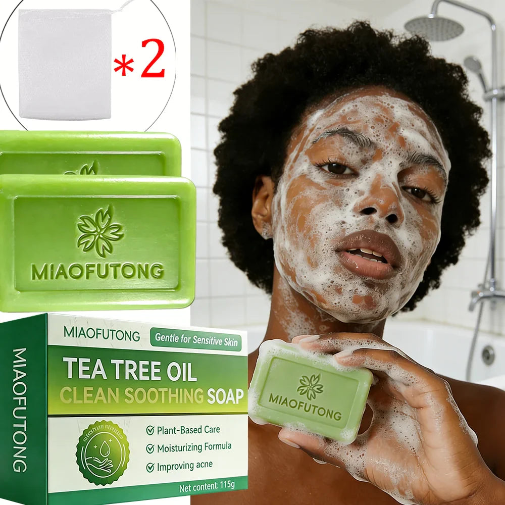 Tea Tree Oil Antifungal Soap – Acne & Sensitive Skin Cleanser