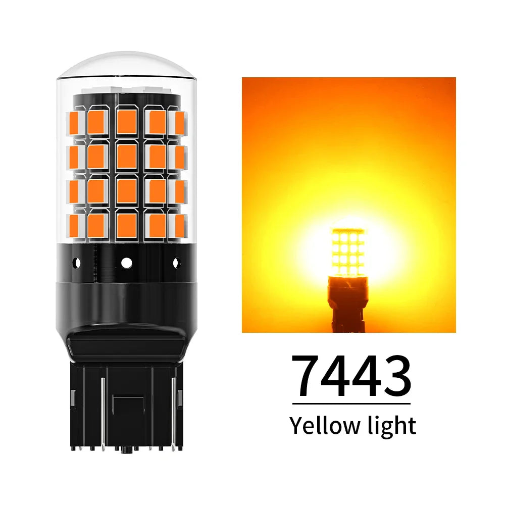 ASLENT 2-Pack 54-SMD LED Bulbs | Turn Signal Brake Reverse 12V