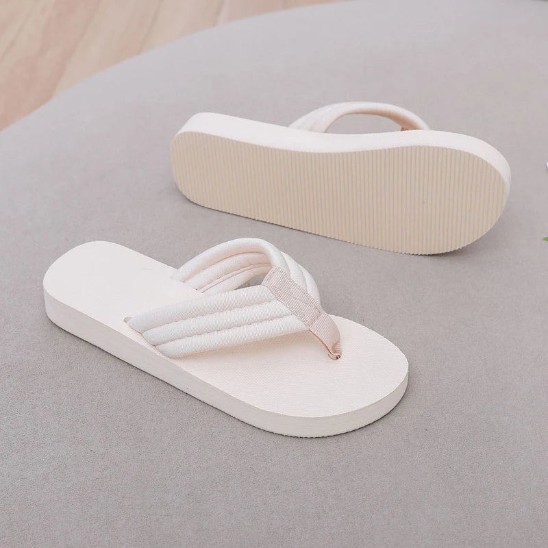 Women's Summer Beach Flip Flops – Lightweight EVA Flat Sandals