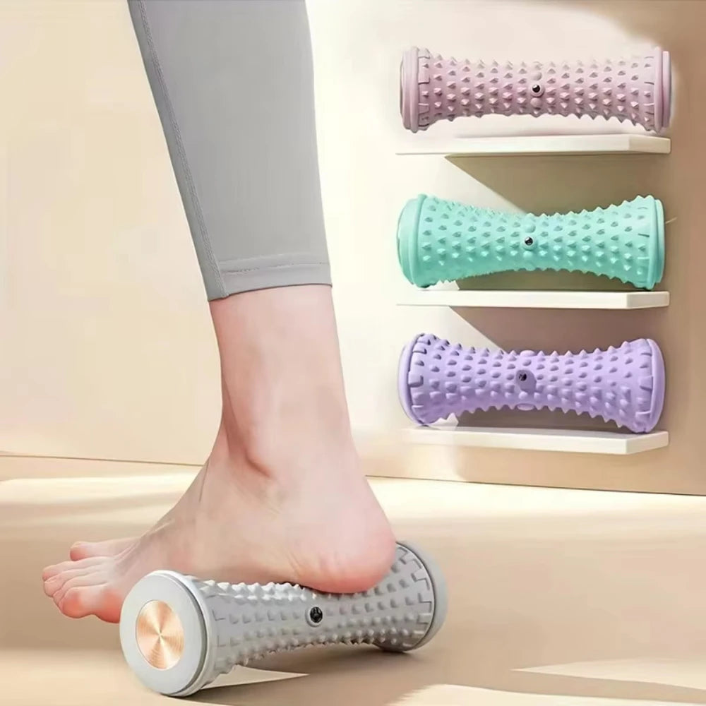 Manual Plastic Foot Massager Roller Yoga Ball Plantar Fascia Roller Muscle Relaxation Care Plastic Manual Foot Massager Rollers Peaceful Pleasures Health and Wellness