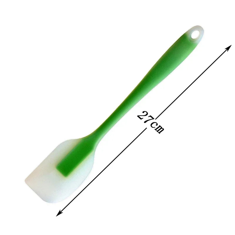Kitchen Utensils Kitchens Heat Pastry Mini Resistant Baking Bar. Spatula Accessories Bakeware Translucent Cream Silicone Tools Peaceful Pleasures Health and Wellness Green - L Option14
