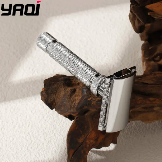 2026 Flash Sale Yaqi Adjustable The Final Cut Chrome Color mens Professional Safety Razor Peaceful Pleasures Health and Wellness