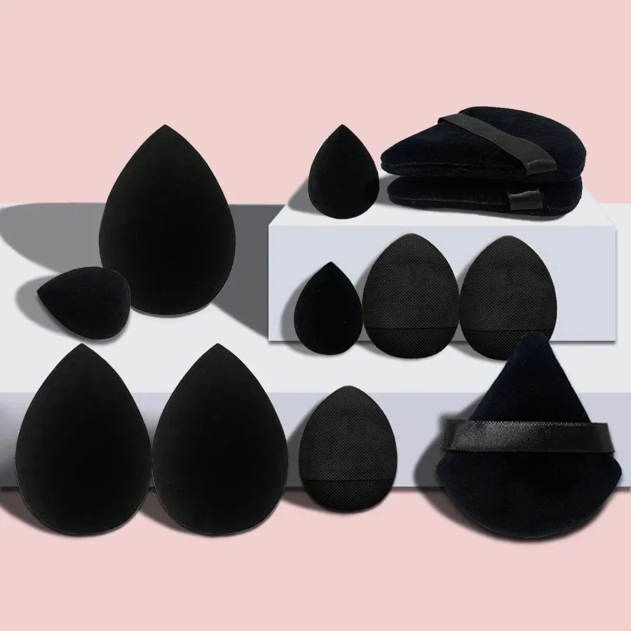 12pcs Makeup Tool Set Size Size Giant Soft Makeup Egg Makeup Powder Suitable for Base Makeup Corner Makeup Setting Novice Makeup Peaceful Pleasures Health and Wellness