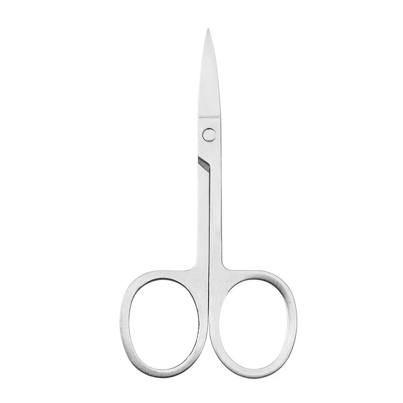 Curved Stainless Steel Cuticle Scissors – Nail & Brow Tool