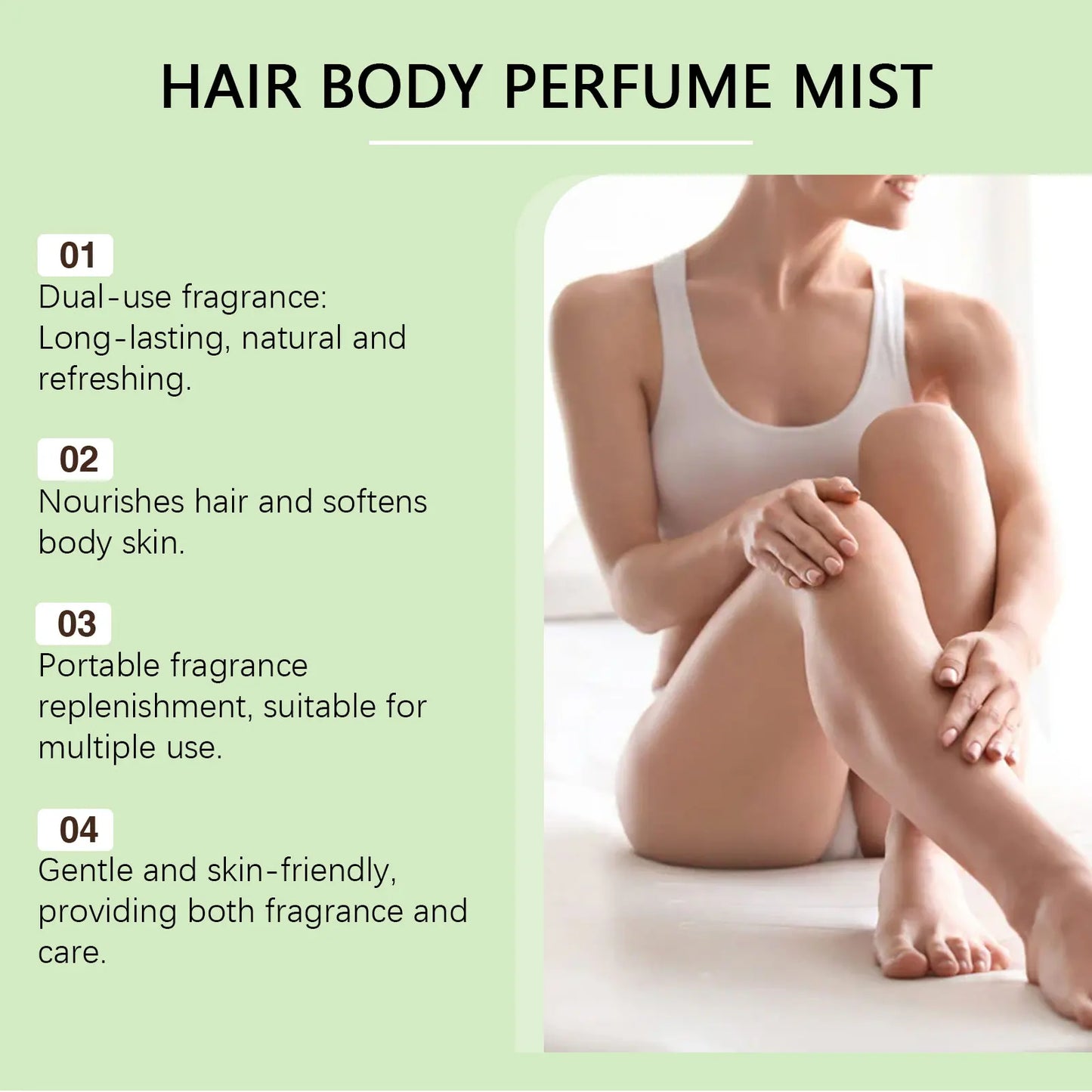 OceAura Jasmine Body & Hair Perfume Spray | Nourishing Mist