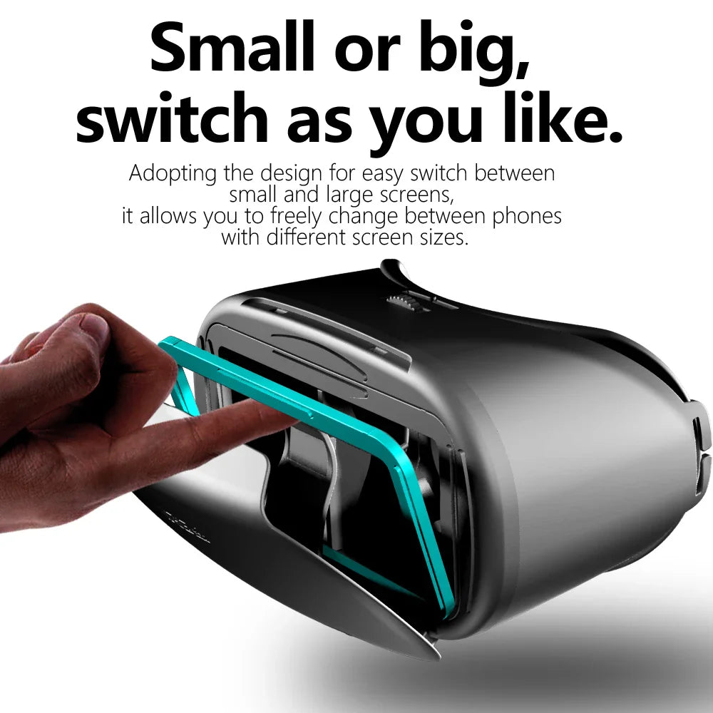 VRG PRO X7 3D VR Headset for iPhone & Android – 120° FOV