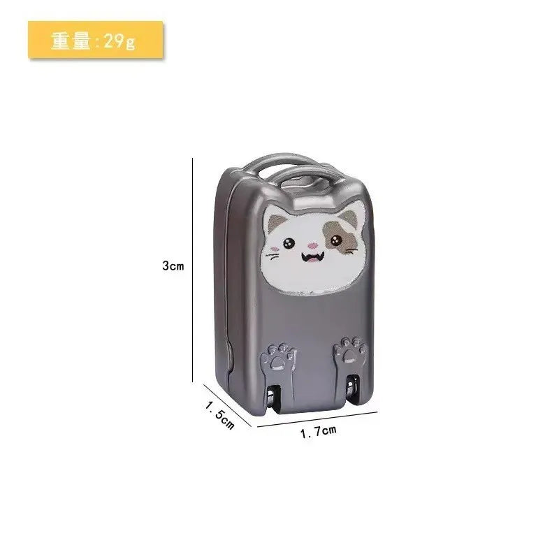 Portable Folding Stainless Steel Nail Clipper | Oblique Mini Nail Clipper Peaceful Pleasures Health and Wellness S cat