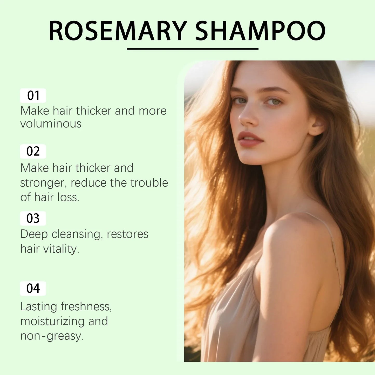 HOEGOA Rosemary Keratin Shampoo – Nourish & Oil Control 100ml