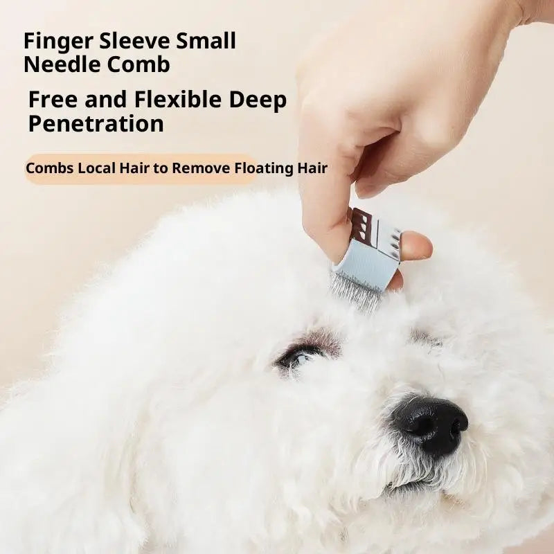 Pet Mini Needle Comb | Portable Finger Comb for Dogs & Cats