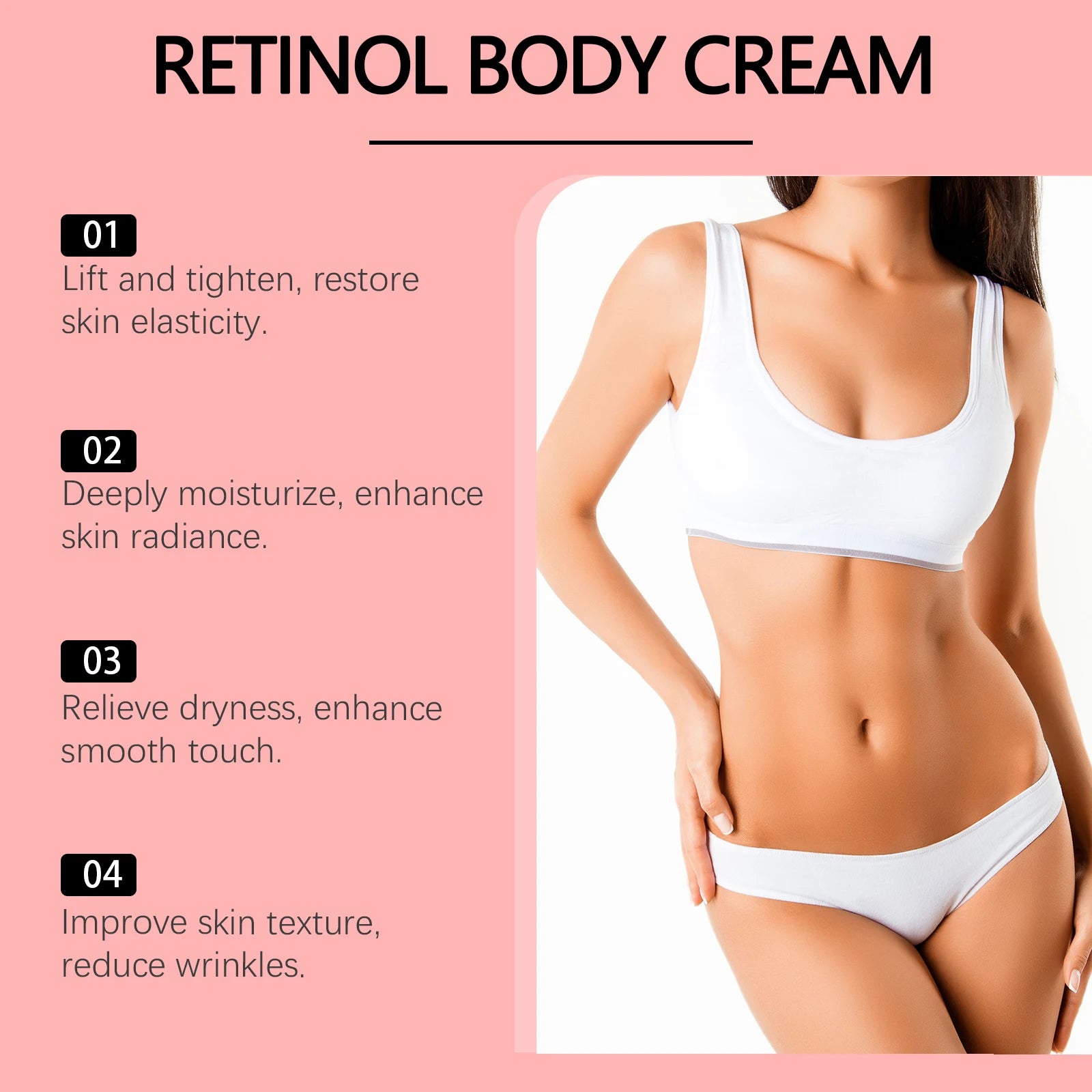 Retinol Firming Body Cream – Anti-Aging, Tighten & Cellulite Peaceful Pleasures Health and Wellness