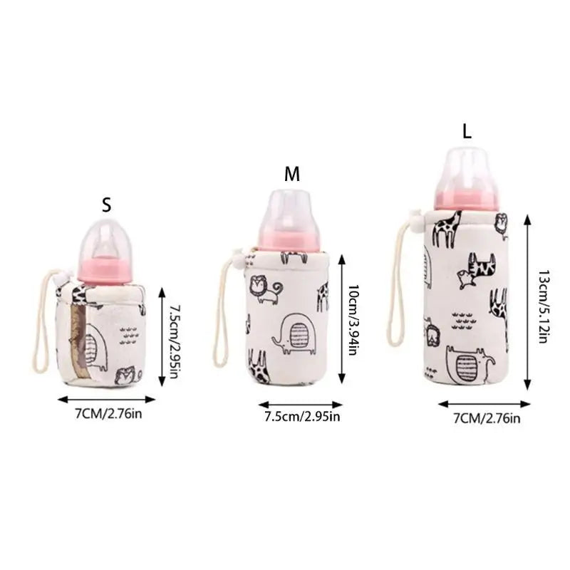 Baby Bottle Warmer Insulation Bag | Pram Travel Holder S/M/L