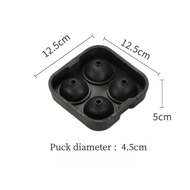 Silicone Ice Cube Mold & Ice Ball Maker | 4/6/8/15 Compartments