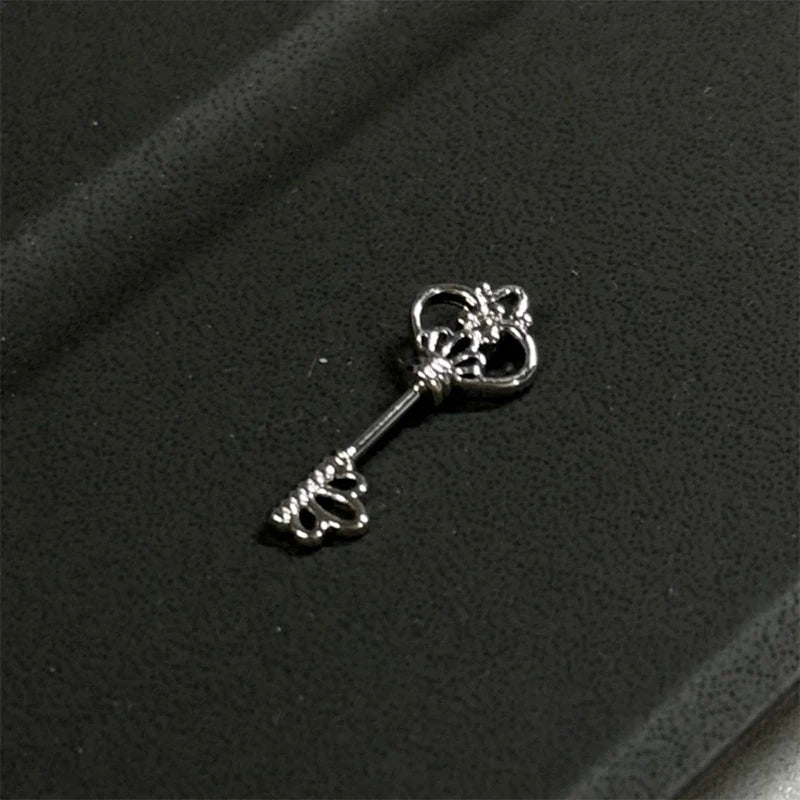 Helix Design Sense Niche Hollow Key Ear Bone Nail Titanium Steel Twist Screw Sleeping Non Removable Unique Ear Nail Accessories Peaceful Pleasures Health and Wellness
