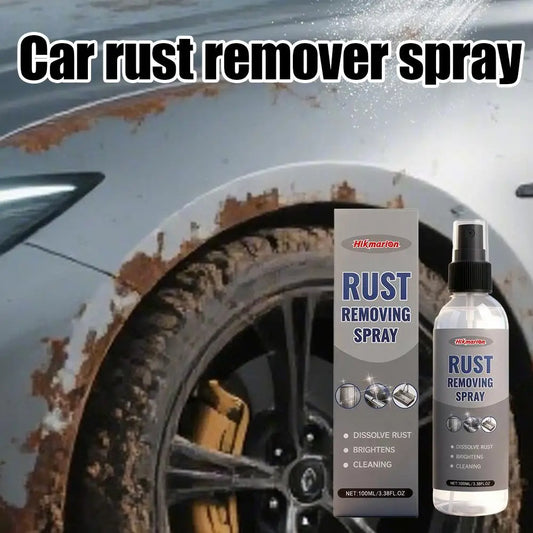 Universal Rust Remover Revitalizing Spray for Car Wheels & Metal Surfaces, Strong Decontamination, Smooth & Reliable Peaceful Pleasures Health and Wellness 100ML