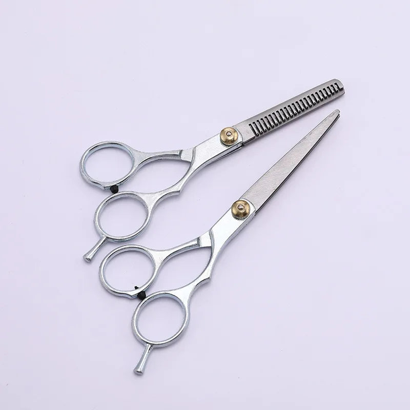 Stainless Steel Scissors for Hair Thinning and Cutting Clipper 6 inches Hairdressing Products Haircut Trim Hairs Cutting Barber Peaceful Pleasures Health and Wellness