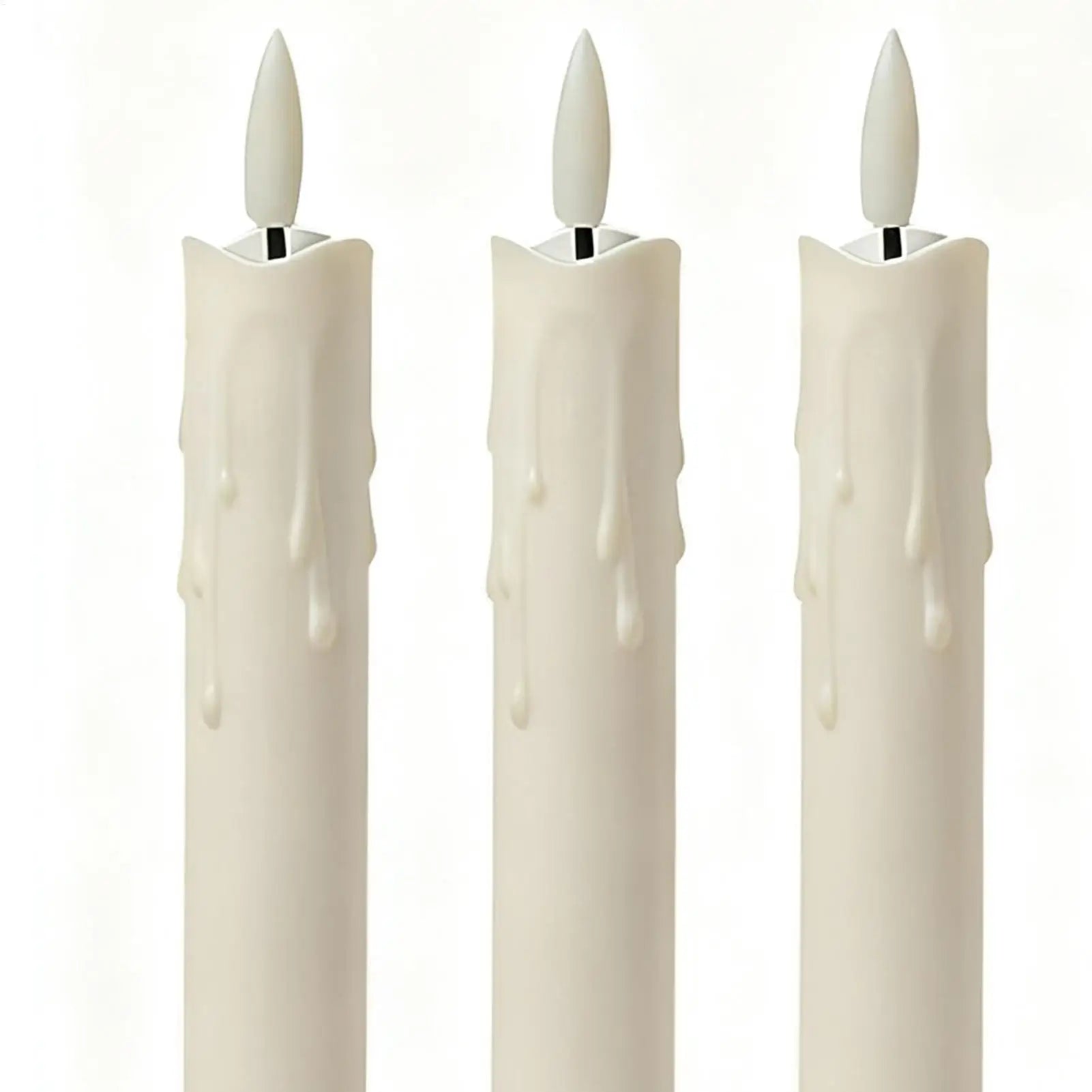 Battery Operated Candles 6 Pieces Christmas Decorations LED Battery Candles Flickering Christmas Decor For Indoor Outdoor Table Peaceful Pleasures Health and Wellness