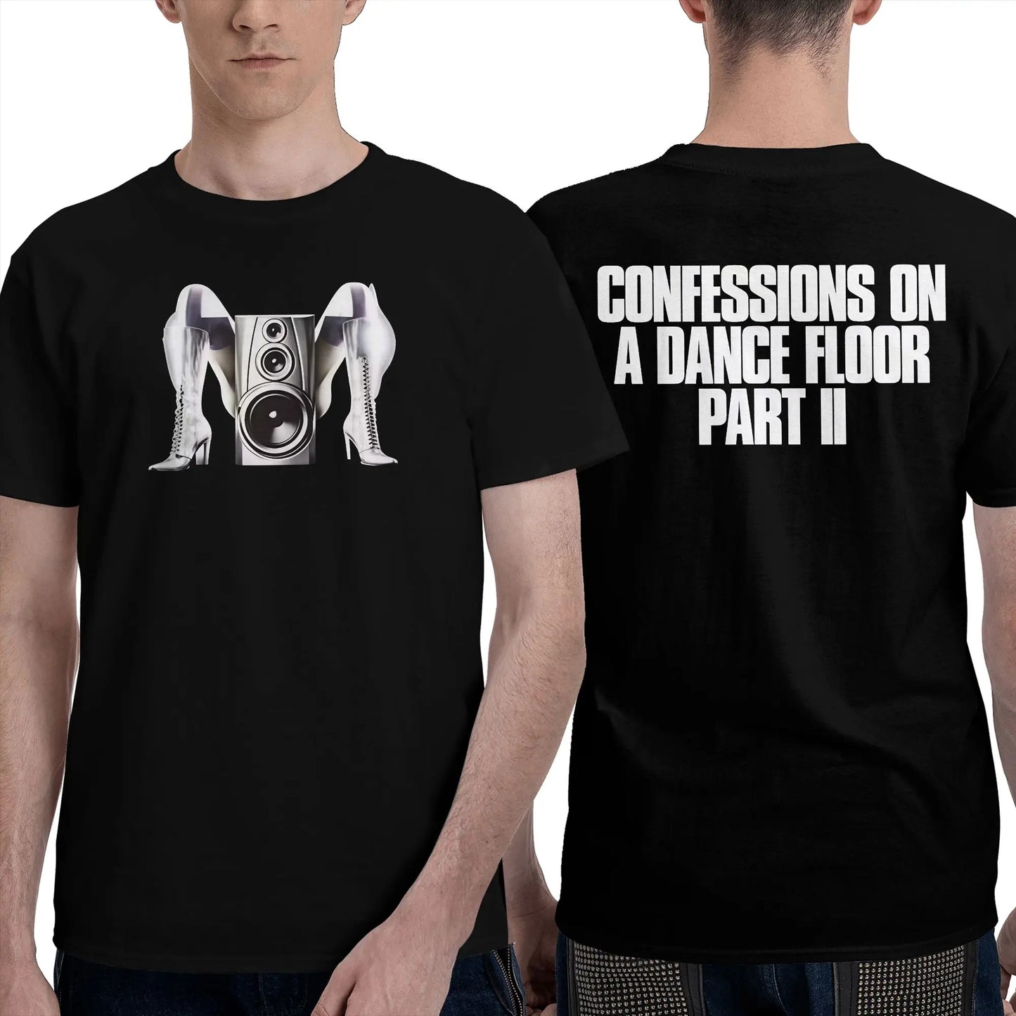 Madonnas Confessions II Album 2026 T-Shirt Male Y2K Cotton T-Shirts Summer Comfortable Novelty Tees Hot Sale Oversize Clothes Peaceful Pleasures Health and Wellness 9 S