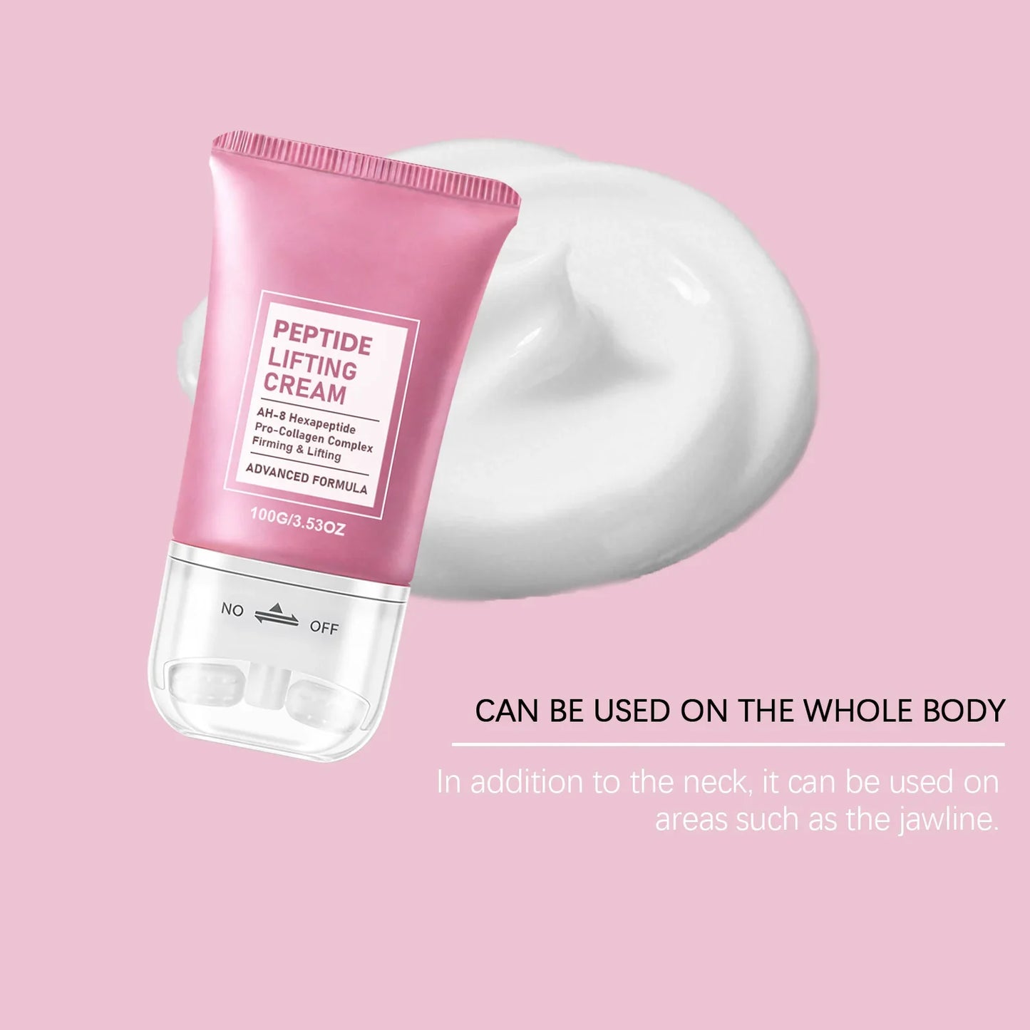 Firming Neck Cream with Roller – Lifting & Moisturizing 100g
