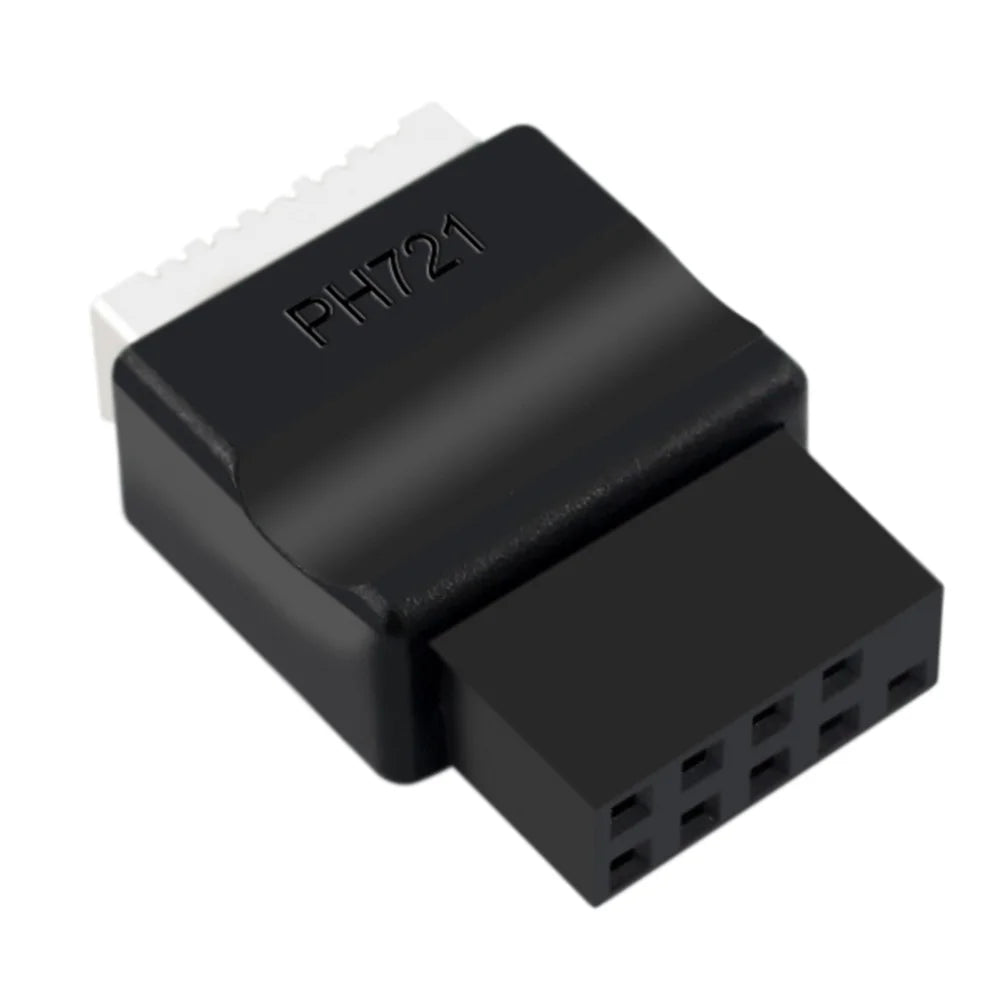 Motherboard USB2.0 9pin Male To Type-E Female Adapter TYPE-E Interface Header Adapter Male To Female Adapter for PC Desktop Peaceful Pleasures Health and Wellness