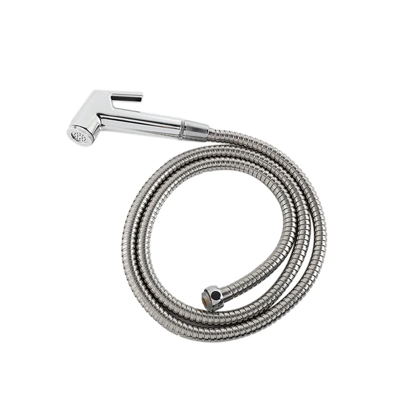 A36T-3X Toilet Bidet Tap Set Handheld Shower Head Water Sprayer Bathroom Seat Nozzle Attachment+Hose+Wall Mount Rack Holder Peaceful Pleasures Health and Wellness
