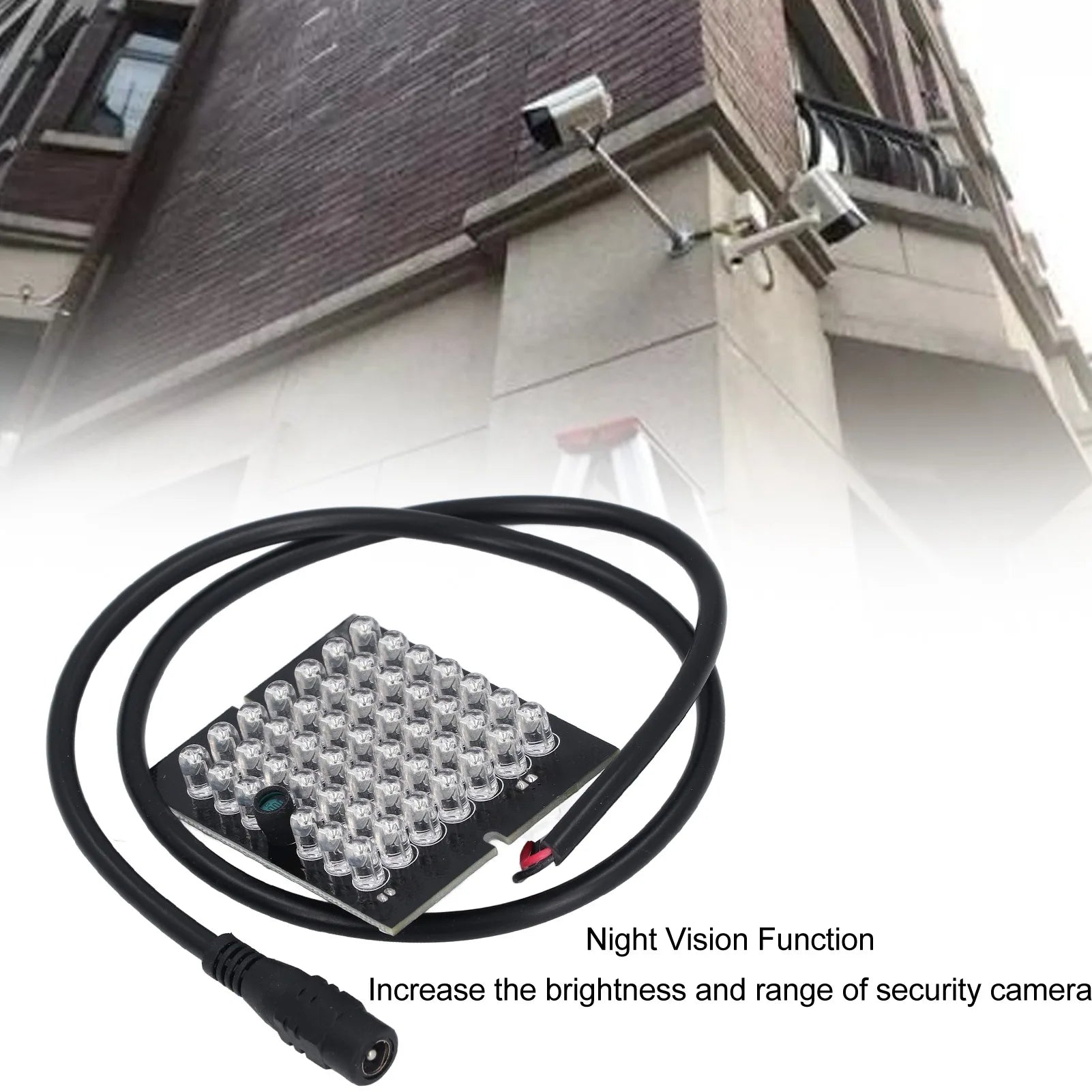 940nm Camera Light Board CCTV Camera Auxiliary Lamp High Power DC12V Built in Light Sensor Compact Design for Home Indoor Use Peaceful Pleasures Health and Wellness