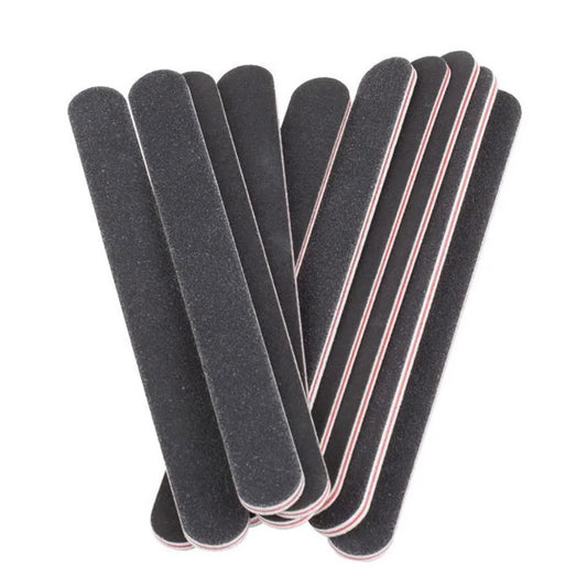 10Pcs Nail Files Sanding 100/180 Round Grit Buffer Block Pedicure Manicure Buffing Polish Beauty Tools Professional Nail Files Peaceful Pleasures Health and Wellness Default Title