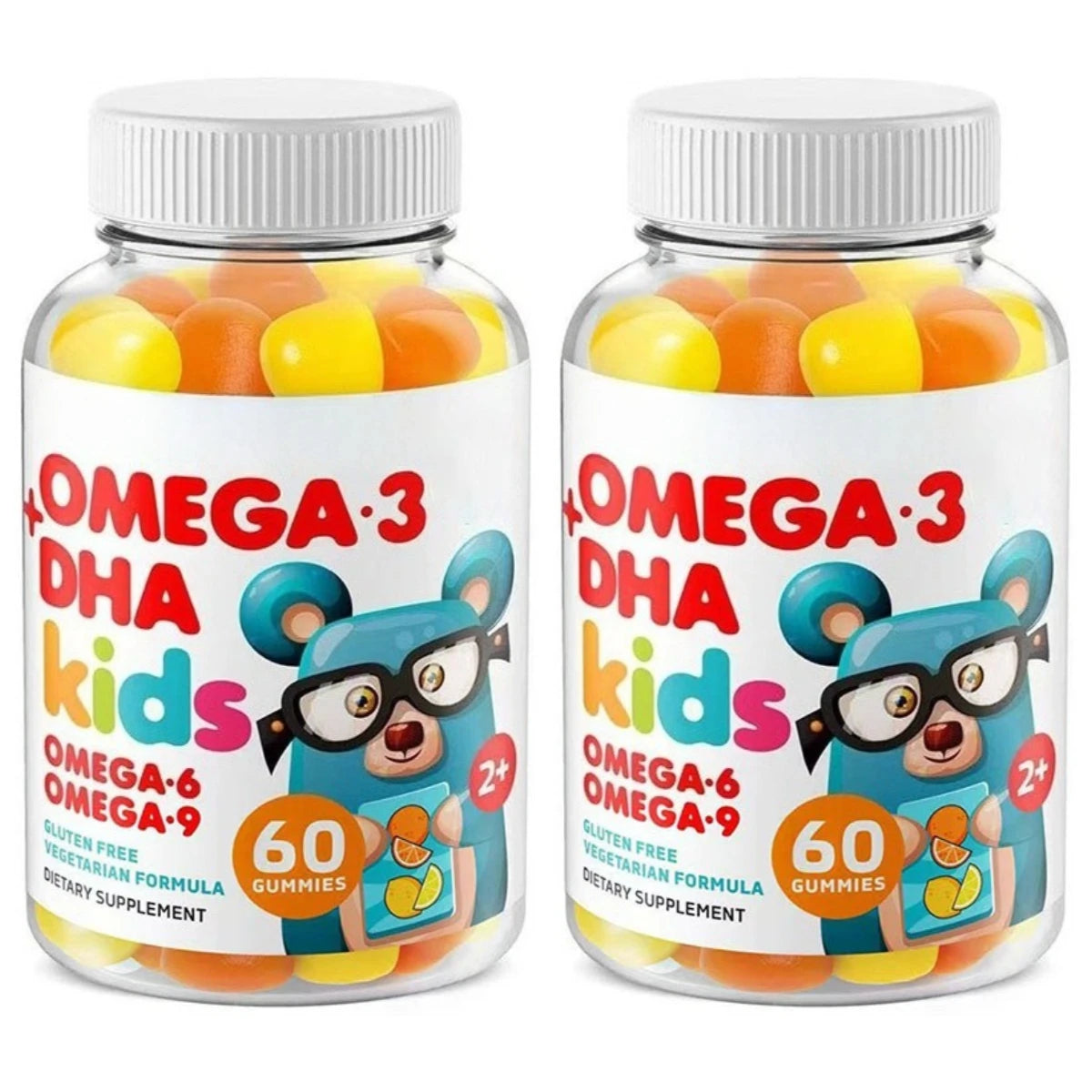 Omega-3 DHA Kids Gummies 60ct | Vegetarian & Gluten Free